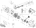 Page C Diagram and Parts List for XT600 Type 2 Weed Eater Trimmer